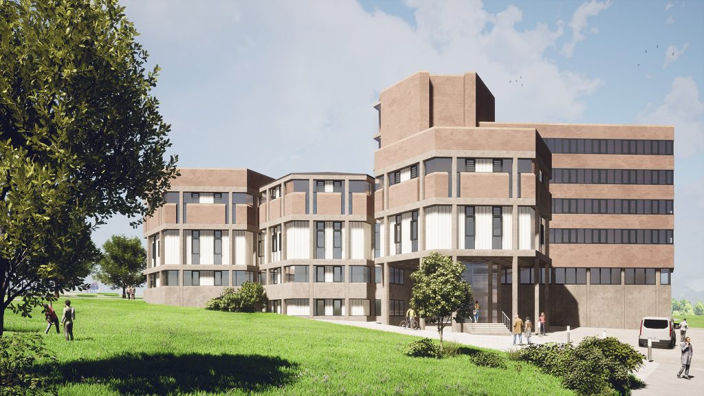 20048-CO-ZZ-ZZ-VS-A-00010-ProposedModel Geography Building External façade refurbishment