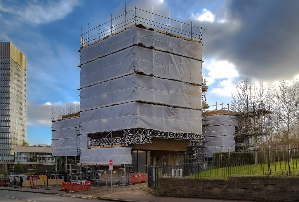 288A3341-2 Geography Building External façade refurbishment